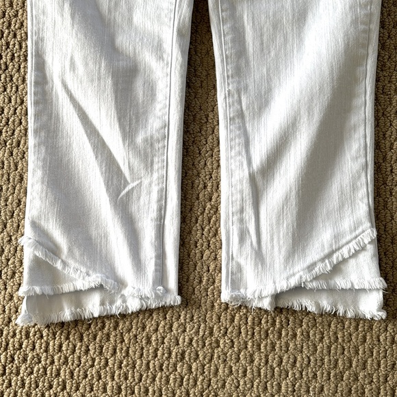 Slim-sation size 16 ankle jeans with fringe hem - Picture 9 of 11